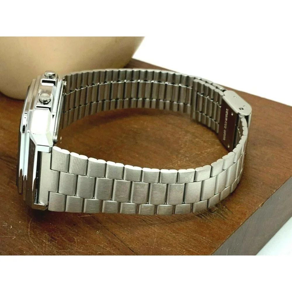 Casio Men's Watch A178WA-1A Silver Stainless Steel 34mm Digital Quartz 3234